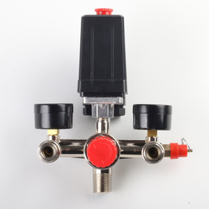 Conjunto de Interruptor de Presión Automático NIF 90-125 PSI 5.5-8 bar, Regulador de Compresor de Aire con Manómetro, Conector G1/4 - Product Image 3