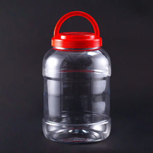 Stoples Plastik PET Transparan Mulut Lebar yang Dapat Disesuaikan - Product Image 1