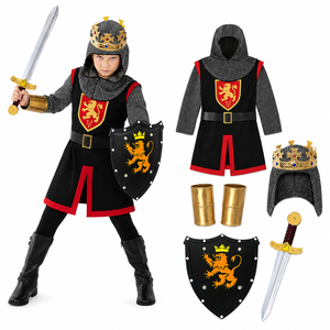 Disponible en Varios Estilos, Disfraz de Guerrero Romano para Niños, Conjunto de Disfraz de <span class=keywords><strong>Gladiador</strong></span> Medieval para Niños, Disfraz de Caballero para Halloween, Cosplay, LARP, TV y Cine - Product Image 4