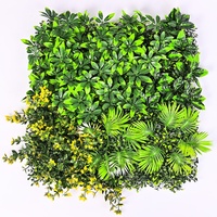 Panel Rumput Buatan Anti UV 50*50cm untuk Luar Ruangan, Pagar Rumput, Dinding Tanaman, Panel Rumput Hijau