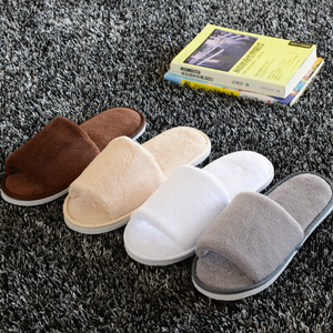 <span class=keywords><strong>L</strong></span>'hotel ospedaliero più popolare morbidezza moderata soft touch white spa guest pantofole usa e getta unisex <span class=keywords><strong>per</strong></span> hotel spa - Product Image 4