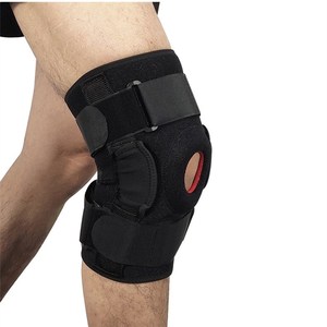 Genouillère en néoprène et en silicone avec coussinets à ressort <span class=keywords><strong>GenouilleRe</strong></span> Produit de sécurité pour le fitness - Product Image 1