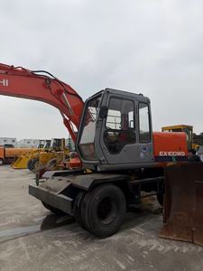 Excavadora de Ruedas Usada en Buen Estado Hitachi EX100WD, Mini Excavadora Hitachi EX100 en Venta a Precio Económico, Motor Original - Product Image 6