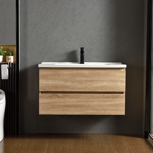 Meja rias furnitur dinding Modern wastafel keramik wastafel tangan atas wastafel kamar mandi ukuran kecil - Product Image 1