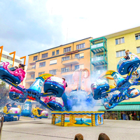 Parc d'aventure grande foire manège rotatif géant poulpe carrousel tour à vendre
