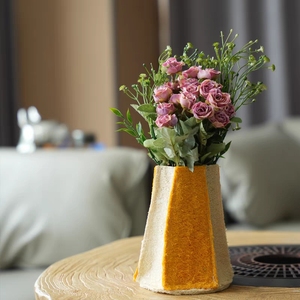 Jarrones de Flores de Luffa Hechos a Mano para Decoración del Hogar y Hoteles, Adornos de Mesa al por Mayor con Flores Artificiales - Product Image 2