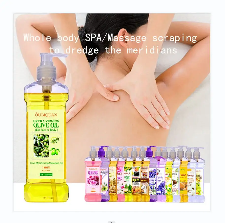 Óleo massageador corporal para mulheres e homens, óleo hidratante, calmante e aquecimento, relaxamento e reduz o óleo corporal de cicatriz-grau terapêutica