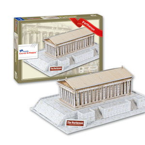 Puzle 3D de construcción de fama mundial, Mini <span class=keywords><strong>Parthenon</strong></span> de espuma de papel con 25 uds. - Product Image 1