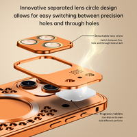 Nouvelle coque de téléphone portable en aluminium, étui magnétique en métal de luxe pour iPhone 18 17 16 15 14 13 Pro Max 17 Air 16 Plus