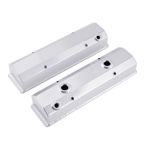 브리더 튜브와 SBC 제작 밸브 커버 작은 블록 Chevy 91017190 - Product Image 4