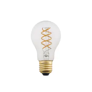 Özelleştirme özel tasarım filament LED vintage LED A60 yumuşak Filament LED 220V 3W B22 AMBER