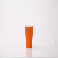 Impression personnalisée fabrication en Chine pour le jus de café en papier à paroi unique recyclé tasses biodégradables fête dîner utiliser tasse de boisson froide
