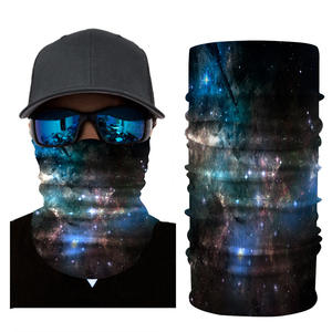 Mascarilla Facial con Estampado de Cielo Estrellado, Calentador de Cuello, Talla Única, Multifuncional, Pañuelo para Ciclismo - Product Image 4