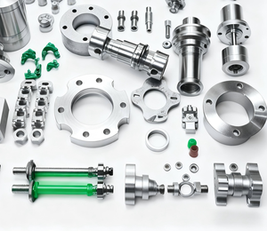 Chính xác <span class=keywords><strong>CNC</strong></span> gia công máy tiện thép không gỉ & nhôm tùy chỉnh các bộ phận cơ khí cho gia công tùy chỉnh kích thước Logo xử lý - Product Image 1