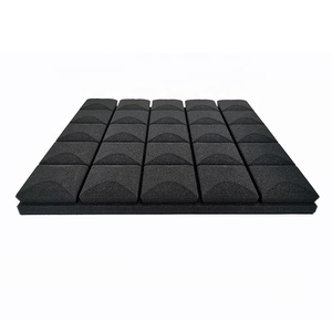 O quadrado high-density 5*5 square a espuma acústica para a redução deabsorção do ruído do teto da parede da sala da música - Product Image 2