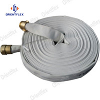Tuyau d'incendie plat flexible en PVC à double gaine pour dérouleur, 2,5, 2, 1,5, 3, 4, 6, 8 pouces, 100 mm, 45 mm, 65 mm, 80 mm