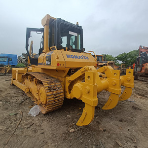 รถดันดินตีนตะขาบ Komatsu D65 EX มือสองจากญี่ปุ่น ใช้เครื่องยนต์ SAA6D114E ขนาดกลาง พร้อมริปเปอร์ สำหรับงานก่อสร้างและปรับระดับพื้นดิน - Product Image 6