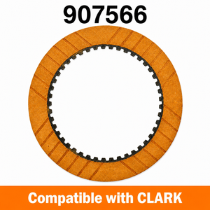 Disque d'embrayage à friction en papier <span class=keywords><strong>CLARK</strong></span> haute performance 907566, 133,1 mm, IT45, dents internes cb9 - Product Image 1
