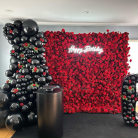 Künstliche Blumen Wand Geburtstag Hochzeit Blume Wand Events Dekoration 3D Blume Wand Hintergrund