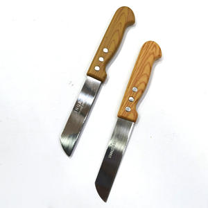 سكاكين مطبخ من 12 قطعة بلون خشبي رخامي مقاس 3 بوصات بشفرة آمنة من الكيوي ، سكاكين مطبخ جذابة من البلاستيك - Product Image 6