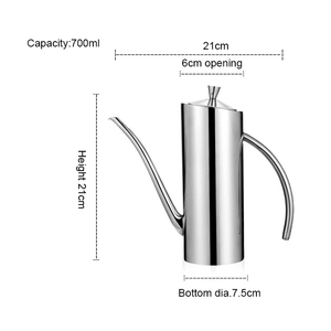 A goccia In Acciaio Inox A Prova di Oliva Vasetto di Olio Pentola Olio Dispenser - Product Image 4