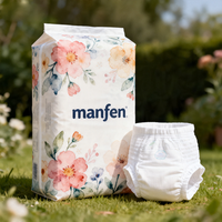 Super Saugfähige Premium Einweg-Babywindeln mit Vliesstoff Weich Atmungsaktiv Bedrucktes Design & 3D-Auslaufschutz