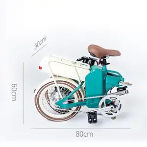 새로운 수소 접이식 자전거 알루미늄 마그네슘 합금 프레임 휴대 전화 충전 인터페이스 수소 연료 전지 자전거