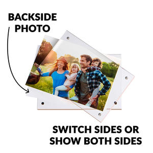 Bingkai gambar akrilik transparan definisi tinggi tampilan magnetik kuat untuk kartu foto Desktop hadiah bisnis promosi - Product Image 3