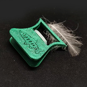 PETG matériel Portable écologique pêche mouche attachant des outils CDC-3D pince plume pliant Blok plume Hackle pince pêche - Product Image 1
