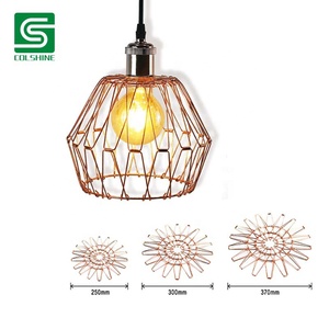 <span class=keywords><strong>Vintage</strong></span> Pieghevole In <span class=keywords><strong>Metallo</strong></span> Paralume per la Luce Del Pendente FAI DA TE - Product Image 2