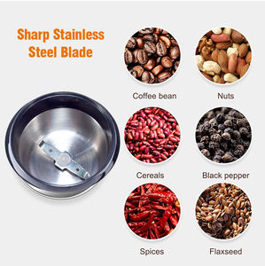 <span class=keywords><strong>Moulin</strong></span> <span class=keywords><strong>à</strong></span> <span class=keywords><strong>café</strong></span> électrique en acier inoxydable avec fonction automatique pour usage domestique, épices, grains - Product Image 3