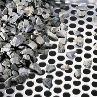 Maille perforée circulaire pour le criblage industriel, directement de l'usine
