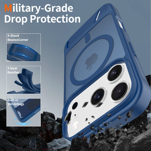 Funda Magnética Antigolpes para Teléfono Móvil con Soporte Integrado, Diseño Nuevo, para iPhone 16 17 18 Pro Max, Protección Premium en la Parte Trasera - Product Image 2