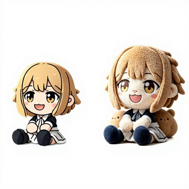 Custom IPDevelopment Plush Stuffed Doll Custom Artwork to Physical Sample Custom Packaged Blind Box Soft Plush for Surprise Gift