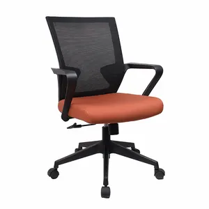 Competitive Price Fabric Ergonomic Chair Middle Back Computer Mesh Task Office Chair