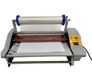 Badge Afbeelding Tafel Lamineermachine A4 A3 Warm Lamineren Machine Roll Film Koude Laminator