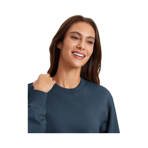 Sudadera Corta Personalizada con Cuello Redondo para Mujer, Diseño Moderno, Alta Calidad, 350 g/m², 100% Algodón, Ecológica - Product Image 1