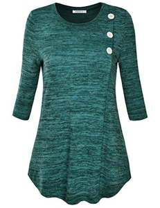 Nueva moda de <span class=keywords><strong>Amazon</strong></span> mujeres el alunizaje de la Oficina de manga dama blusa para negocios - Product Image 3