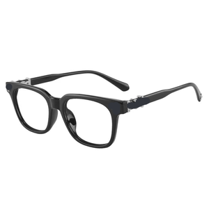 Promozione <span class=keywords><strong>Occhiali</strong></span> Retrò Steampunk di Alta Qualità, Montature Ottiche con Cerniera in Metallo, Lenti UV400 Anti <span class=keywords><strong>Luce</strong></span> <span class=keywords><strong>Blu</strong></span> per Uomo e Donna, Personalizzabili - Product Image 1