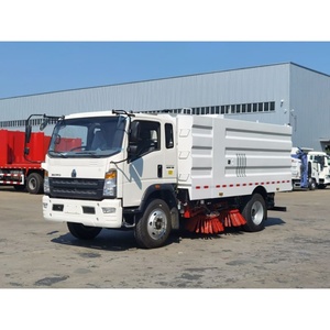 Camión Barato Howo 4X2 para Limpieza de Carreteras, Aspiradora de Polvo para Calles, Barredora de Carreteras - Product Image 6