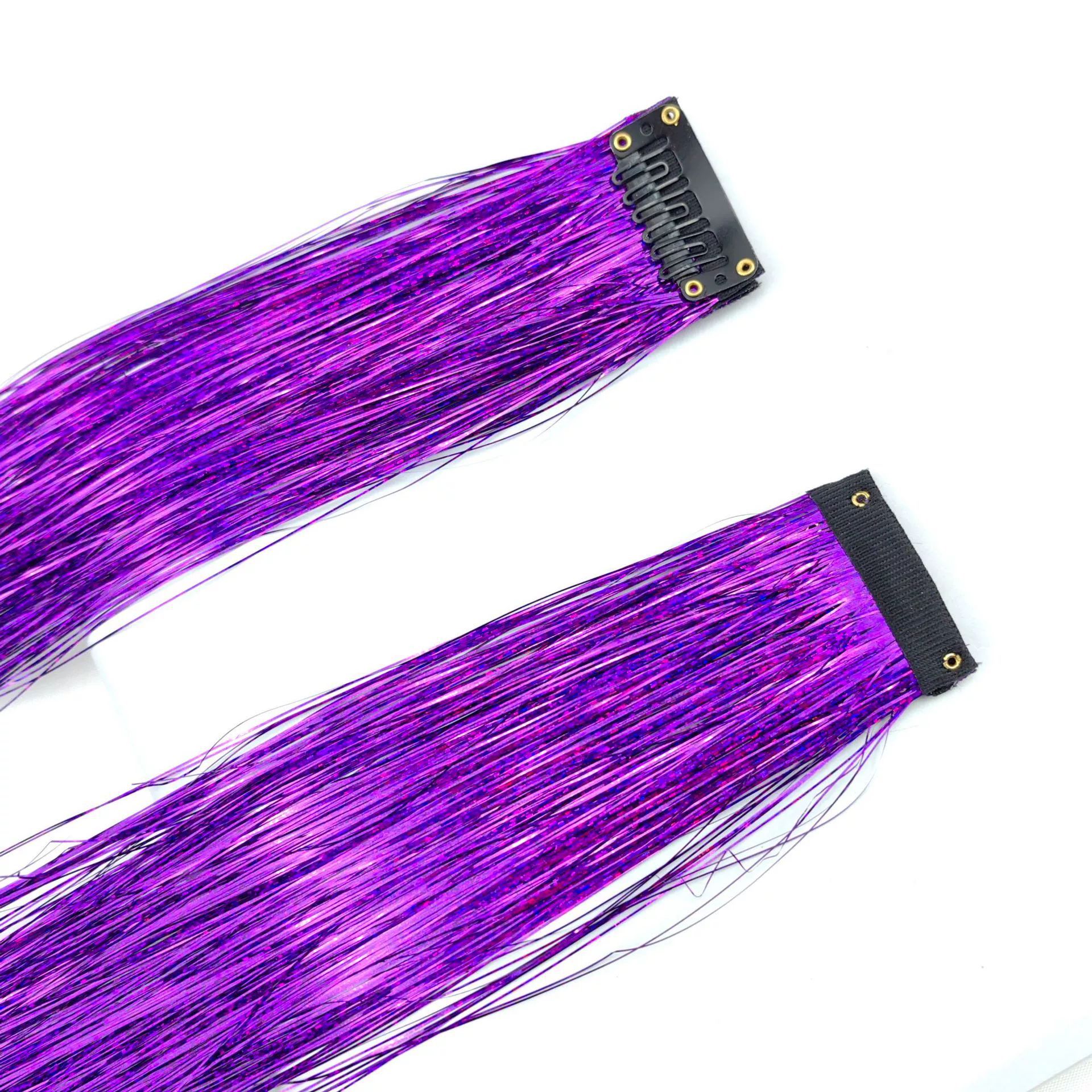 Juego de cableado con alambre dorado estilo clip Bb [púrpura] 60 cm