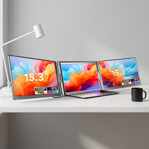 15.3 Inch 1200P 16:10 One Cable Triple Screen Portable <b>Monitor</b> USB C Low Latency for Laptop Business Trading Gaming Office Stock - Product Image 1