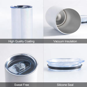 Термоизолированный пустой прямой, с двойными стенками, 20 унций - Product Image 6