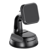 Support de téléphone portable en plastique pour tableau de bord, à ventouse, rotatif, mains libres, multifonction, hauteur réglable, stable