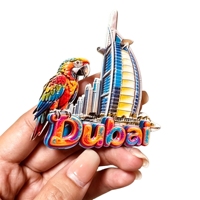 Souvenirs touristiques d'Asie, Émirats arabes unis, Dubaï, aimants de réfrigérateur, articles de décoration, artisanat, collection d'aimants de réfrigérateur