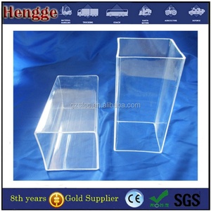 Sample Will Be Sent Extruded Clear <b>Plastic</b> Square <b>Tube</b> Anti-UV No Smell ROHS Certified Customizable Length Heng Ge HG-047 - Product Image 4