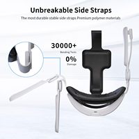 Serre-tête avec batterie pour Meta/Oculus Quest 3 Sangle réglable Accessoires VR de remplacement pour Meta Oculus Quest 3
