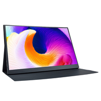Monitor Portátil de Escritorio de 15.6 Pulgadas con Pantalla de 1080p, Monitor LED para Computadora