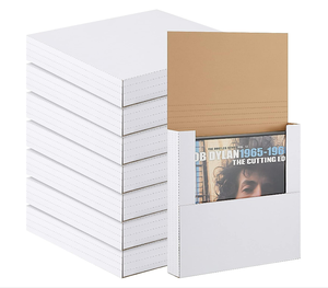 Best Selling Kraft Vinyl Record Mailers Box Custom Cardboard Shipping Boxes For LPs And Albums