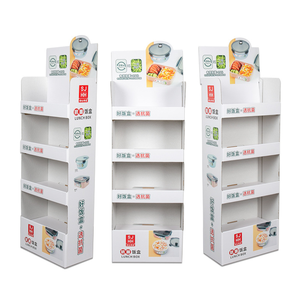 Espositore in carta ondulata moderna personalizzato per scatole da pranzo e stoviglie - Product Image 2